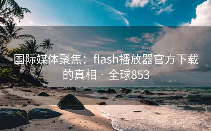 国际媒体聚焦:flash播放器官方下载的真相 · 全球853 国际媒体聚焦:flash播放器官方下载的真相 · 全球853